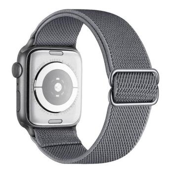 DUX DUCIS Mixture Pro - nyújtható fonott szíj Apple Watch 38/ 40/ 41mm éjfél kép
