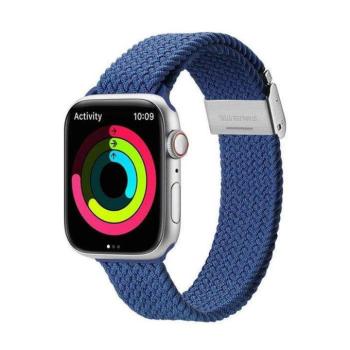 DUX DUCIS Mixture Pro - nyújtható fonott szíj Apple Watch 38/ 40/ 41mm kék kép