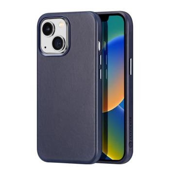 Dux Ducis Naples tok iPhone 14 Plus mágneses bőr tok MagSafe kék kép