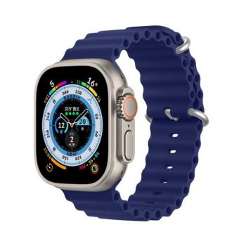 Dux Ducis Ocean Wave Apple Watch 38 / 40 / 41mm szilikon szíj, kék kép