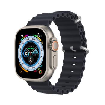 Dux Ducis (OceanWave Version) csereszíj Apple Watch 9 / 8 / 7 / 6 / 5 / 4 / 3 / 2 / SE (41 / 40 / 38mm) szürke kép