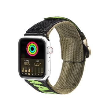 Dux Ducis (Outdoor Version) csereszíj Apple Watch Ultra, SE, 9, 8, 7, 6, 5, 4, 3, 2, 1 (49, 45, 44, 42 mm) Fekete/zöld kép