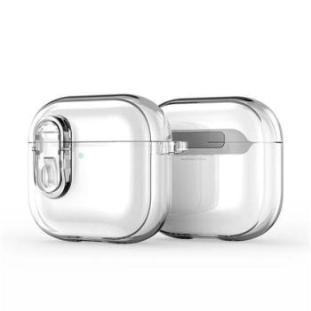 Dux Ducis PECP AirPods 4 műanyag/szilikon tok, átlátszó kép