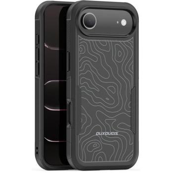 Dux Ducis SHLD Apple iPhone Air (2025) hátlap tok megerősített szélekkel, kameravédelemmel, fekete kép