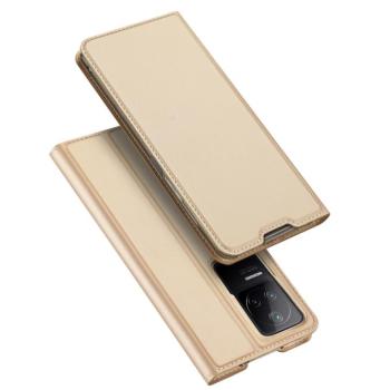 Dux Ducis Skin Pro Holster Cover Flip Cover Flip Cover a Xiaomi Poco F4 5G arany kép