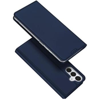 Dux Ducis Skin Pro Samsung Galaxy A17 kitámaszható műbőr tok kártyatartóval, kék kép