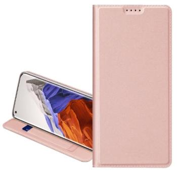 DUX DUCIS SKIN PRO tok álló, bőr hatású (FLIP, oldalra nyíló, bankkártya tartó, asztali tartó funkció) ROZÉARANY Samsung Galaxy A15 (SM-A155), Galaxy A15 5G (SM-A156) kép