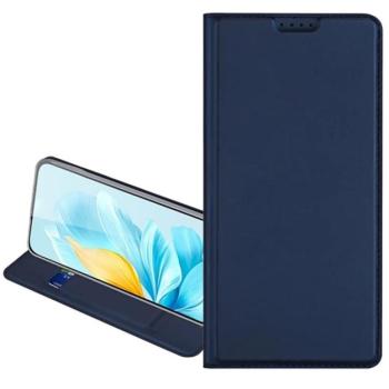 DUX DUCIS SKIN PRO tok álló, bőr hatású (FLIP, oldalra nyíló, kártyazseb, asztali tartó) SÖTÉTKÉK Xiaomi Poco F7 kép