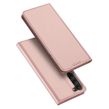 Dux Ducis Skin Pro tok Samsung Galaxy S23+ flip cover kártya pénztárca állvány rózsaszín kép