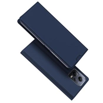 Dux Ducis Skin Pro tok Xiaomi Redmi Note 12 Pro+ flipes tok pénztárcával és állvánnyal kék kép
