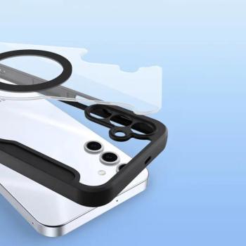 Dux Ducis Skin X Pro MagSafe-kompatibilis könyvtok Samsung Galaxy S25 Plus - fekete kép