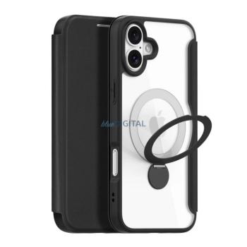Dux Ducis Skin X Pro MagSafe könyvtok iPhone 16 - fekete kép