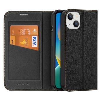 Dux Ducis Skin X2 könyvtok iPhone 14 Plus fekete kép