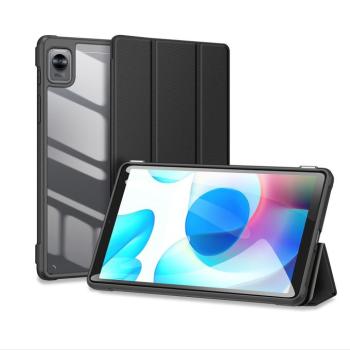 Dux Ducis Toby páncélozott Flip Smart Case for Realme Pad Mini tolltartóval Fekete kép