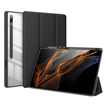 Dux Ducis Toby Samsung Tab S8 Ultra kihajtható tok pencil tartóval, fekete kép