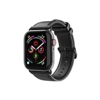 DUX DUCIS YA - valódi bőr szíj Apple Watch 38/ 40/ 41mm fekete kép