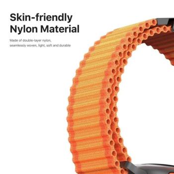 Dux Ducis YC Nylon csereszíj Apple Watch 38 / 40 / 41 mm - narancssárga kép