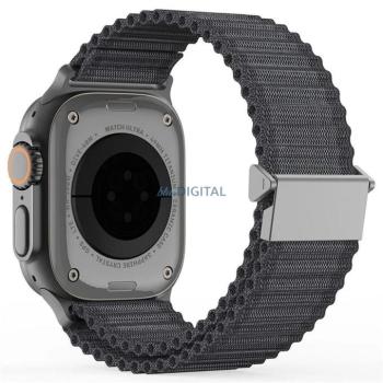 Dux Ducis YC Nylon csereszíj Apple Watch 38 / 40 / 41 mm - sötétszürke kép