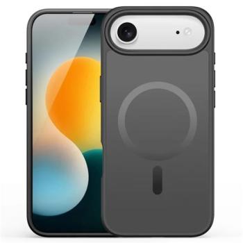 DUX DUCIS YIND szilikon telefonvédő (ütésállóság, kameravédő, matt, MagSafe) FEKETE Apple iPhone 17 Air kép