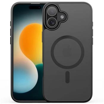 DUX DUCIS YIND szilikon telefonvédő (ütésállóság, kameravédő, matt, MagSafe) FEKETE Apple iPhone 17 kép