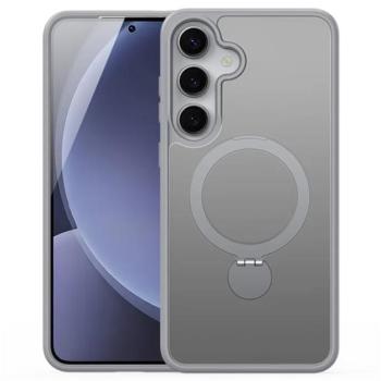 DUX DUCIS YIND szilikon telefonvédő (ütésállóság, kameravédő, matt, MagSafe, kitámasztó) ÁTLÁTSZÓ Samsung Galaxy S25 (SM-S931) kép