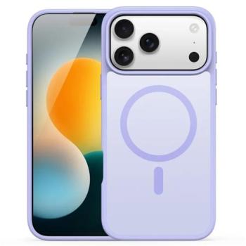 DUX DUCIS YIND szilikon telefonvédő (ütésállóság, kameravédő, matt, MagSafe) LILA Apple iPhone 17 Pro Max kép