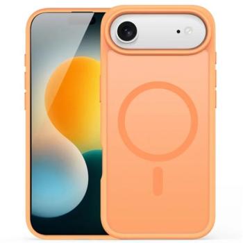 DUX DUCIS YIND szilikon telefonvédő (ütésállóság, kameravédő, matt, MagSafe) NARANCSSÁRGA Apple iPhone Air kép