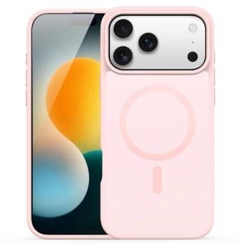 DUX DUCIS YIND szilikon telefonvédő (ütésállóság, kameravédő, matt, MagSafe) RÓZSASZÍN Apple iPhone 17 Pro Max kép