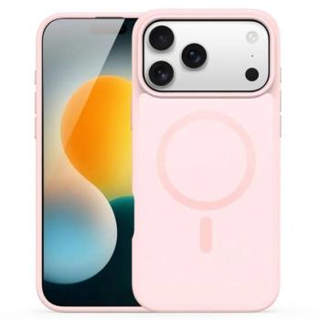 DUX DUCIS YIND szilikon telefonvédő (ütésállóság, kameravédő, matt, MagSafe) RÓZSASZÍN Apple iPhone 17 Pro kép