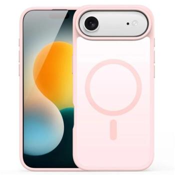 DUX DUCIS YIND szilikon telefonvédő (ütésállóság, kameravédő, matt, MagSafe) RÓZSASZÍN Apple iPhone Air kép