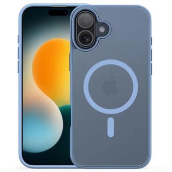 DUX DUCIS YIND szilikon telefonvédő (ütésállóság, kameravédő, matt, MagSafe) VILÁGOSKÉK Apple iPhone 17 kép