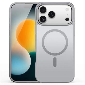 DUX DUCIS YIND szilikon telefonvédő (ütésállóság, kameravédő, matt, MagSafe) VILÁGOSSZÜRKE Apple iPhone 17 Pro Max kép