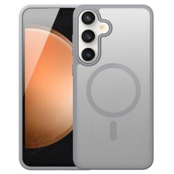 DUX DUCIS YIND szilikon telefonvédő (ütésállóság, kameravédő, matt, MagSafe) VILÁGOSSZÜRKE Samsung Galaxy S25 FE (SM-S731) kép