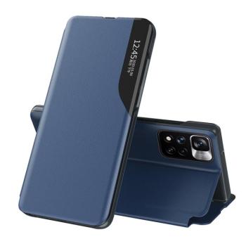 Eco Leather View Case könyvtok Xiaomi 11i/Xiaomi 11i HyperCharge/Xiaomi Redmi Note 11 Pro Plus 5G - kék kép