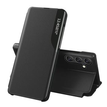 Eco Leather View Case Samsung Galaxy A54 5G-hez, fekete állvánnyal kép