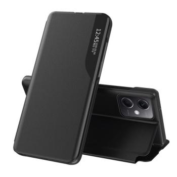 Eco Leather View Case tok borító XIAOMI Redmi Note 12 5G / Poco X5 5G Flip Stand Fekete kép