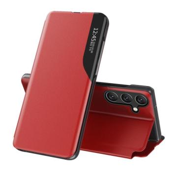 Eco Leather View kinyitható tok Samsung Galaxy S24 FE - piros kép