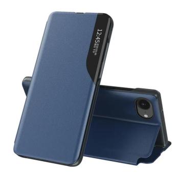 Eco Leather View könyvtok iPhone 16e - kék kép