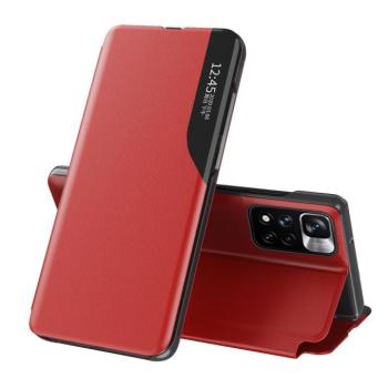 Eco Leather View könyvtok Xiaomi Poco M4 Pro 5G/Redmi Note 11S 5G/Redmi Note 11T 5G piros kép