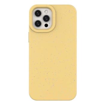 Eco tok iPhone 12 Pro MAX szilikon telefontok sárga kép