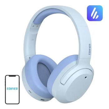 Edifier W820NB Plus Wireless / vezeték nélküli fejhallgató, ANC aktív zajszűréssel, kék kép