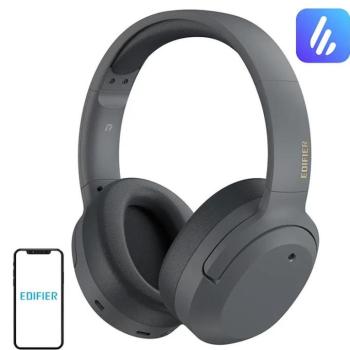 Edifier W820NB Plus Wireless / vezeték nélküli fejhallgató, ANC aktív zajszűréssel, szürke kép