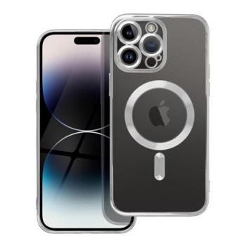 Electro Mag Apple iPhone 16 Plus MagSafe kompatibilis hátlap tok, ezüst kép