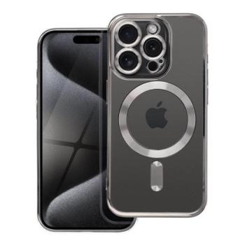 Electro Mag Apple iPhone 16 Pro Max MagSafe kompatibilis hátlap tok, szürke kép