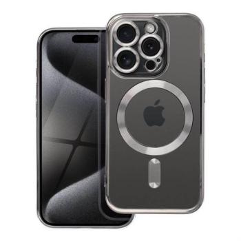 Electro Mag Cover tok Magsafe kompatibilis iPhone 15 PRO szürke titán szürke kép