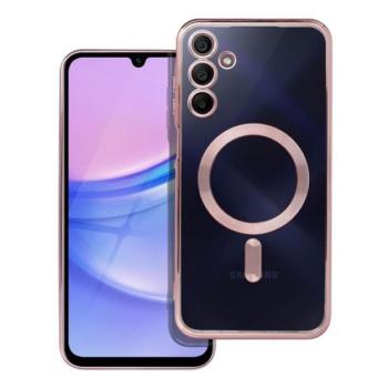 Electro Mag Samsung Galaxy A15 MagSafe kompatibilis hátlap tok, rozéarany kép