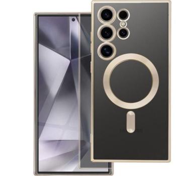 Electro Mag Samsung Galaxy S24 Ultra MagSafe kompatibilis hátlap tok, arany kép