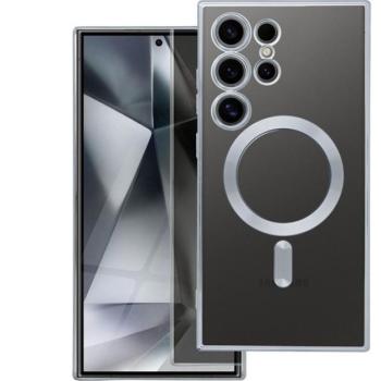 Electro Mag Samsung Galaxy S24 Ultra MagSafe kompatibilis hátlap tok, ezüst kép