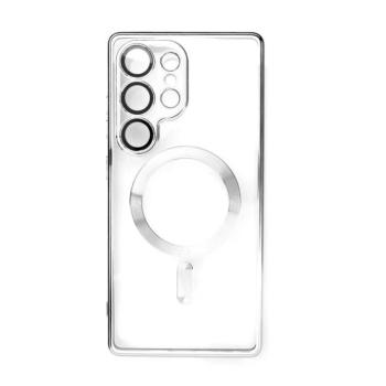 Electroplated MagSafe-kompatibilis tok iPhone 16e - ezüst színű kép