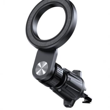 Elforgatható mágneses autós telefontartó szellőzőrácsra, Fekete kép